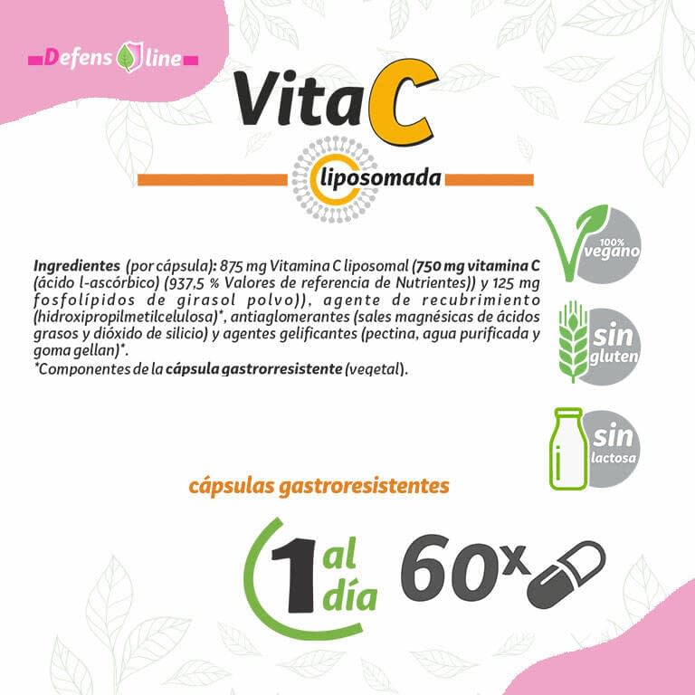 "Vitamina C liposomada brillo natural máxima absorción antioxidante suplemento premium"