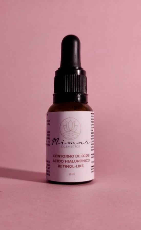 Sérum contorno de ojos ácido hialurónico y retinol like