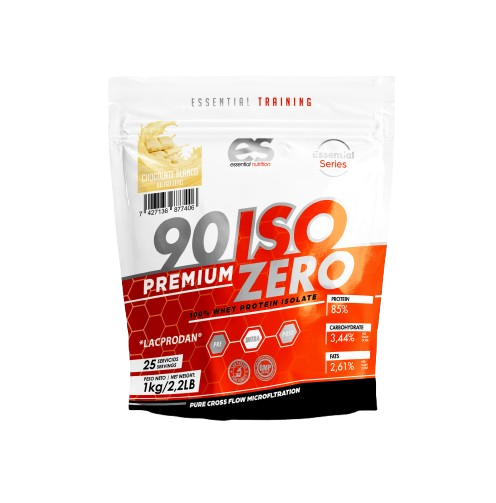 Proteína ISO ZERO 90 ESSENTIAL - Aislado de Suero Sin Lactosa 1 Kgr