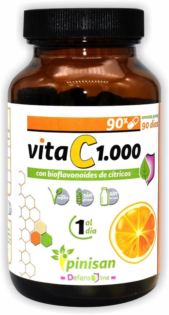 VITAMINA C 1000 mg, 90 Caps.