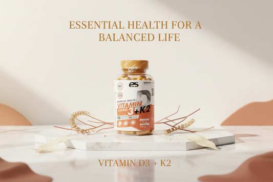 Suplemento Vitamina D3 + K2 90 cápsulas para la mujer