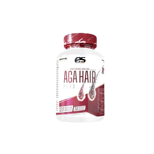 AGA HAIR Plus – Suplemento Anticaída del Cabello con Saw Palmetto y Biotina