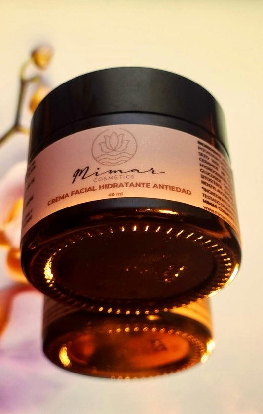 Crema facial hidratante antiedad