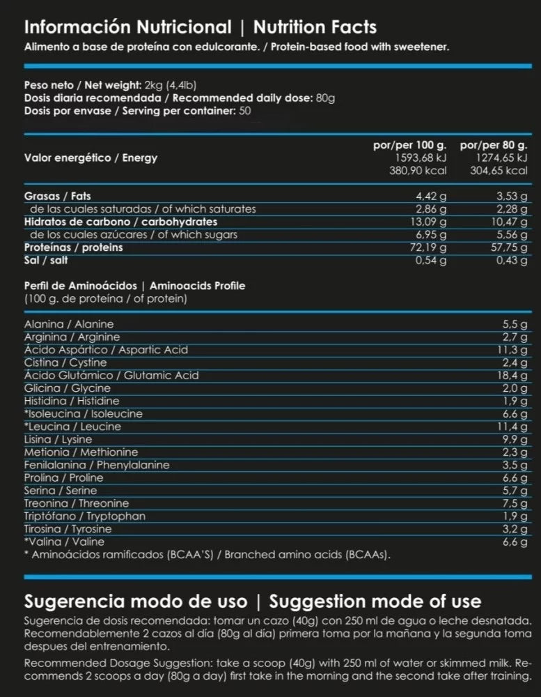 MÚSCULO = SALUD WHEY ESSENTIAL 80