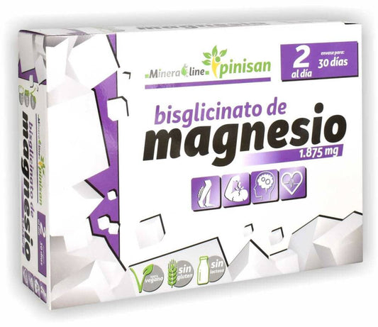 BISGLICINATO DE MAGNESIO, 60 comprimidos.