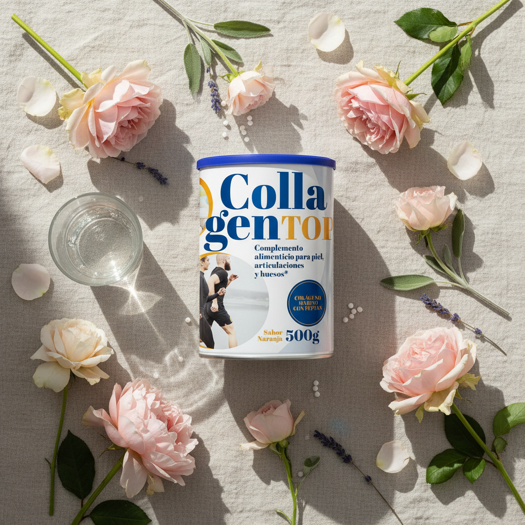 Collagen Top lifestyle flat lay femenino