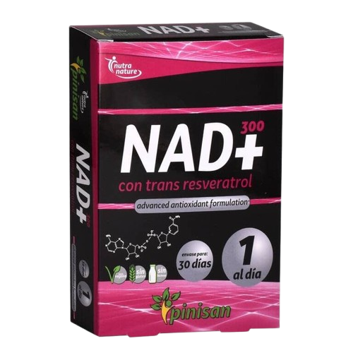 NAD+ Resveratrol - Energía Celular y Antienvejecimiento