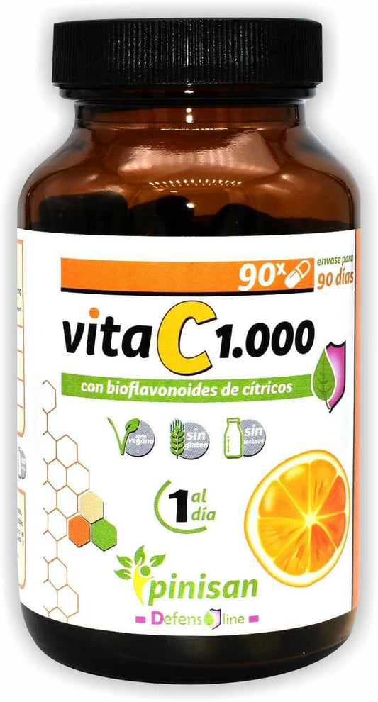 VITAMINA C 1000 mg, 90 Caps.